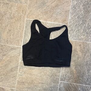 Black Women's Sports Bra